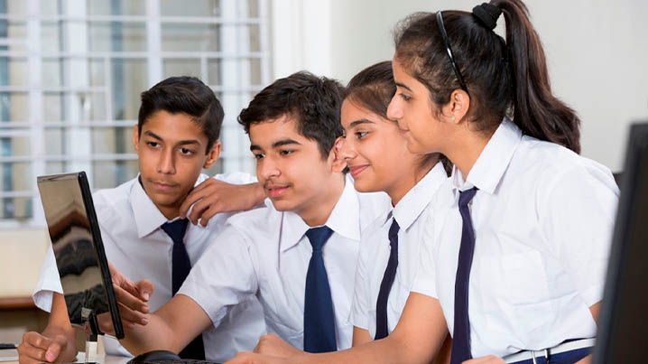 Students learning